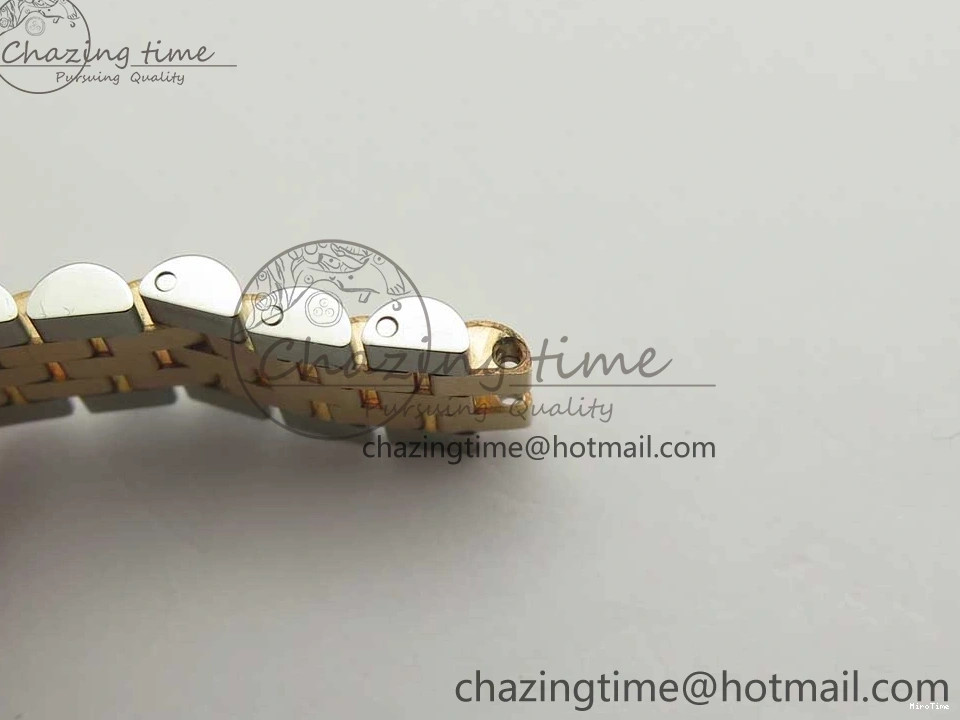 MiroTime 0501 Timeless DateJust 36mm 904 SS RG Wrapped 116231 GMF Gray Diam Dial on SS RG Wrapped Jubilee Bracelet A 3272